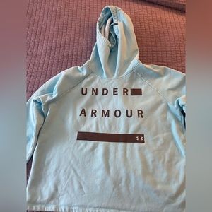 Under Armour light blue sweat shirt